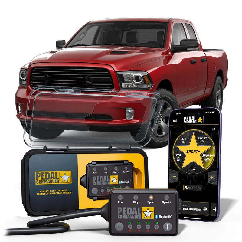 PEDAL COMMANDER Throttle Response Controller Compatible with Ram 1500 Classic 20192024 4th Gen PlugandPlay Upgrade 4 Driving Modes App Control and AntiTheft Ram 1500 Classic Truck Upgrades