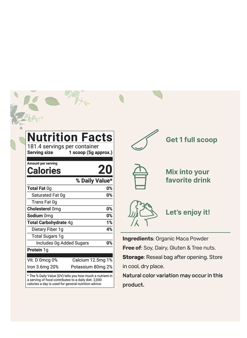 Micro Ingredients Pure Organic Maca Powder 2 Pound - Image 2