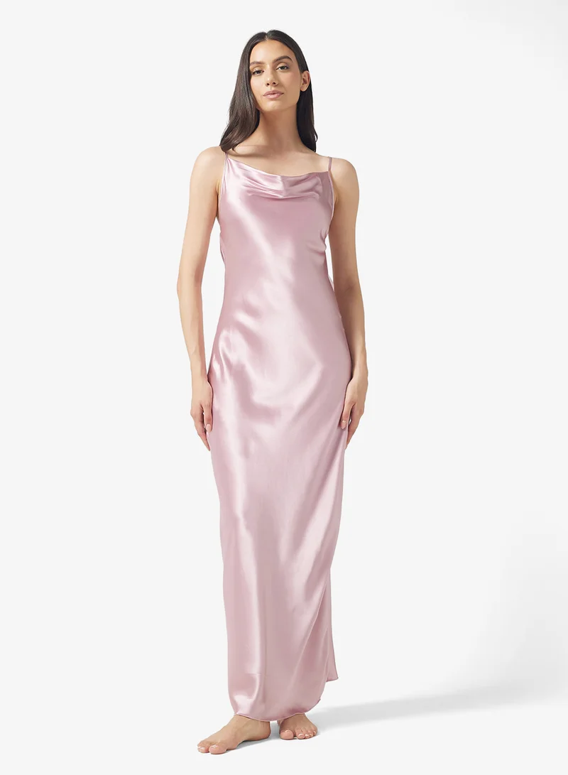 ايلا Night Slip Dress With Cross Back Detail