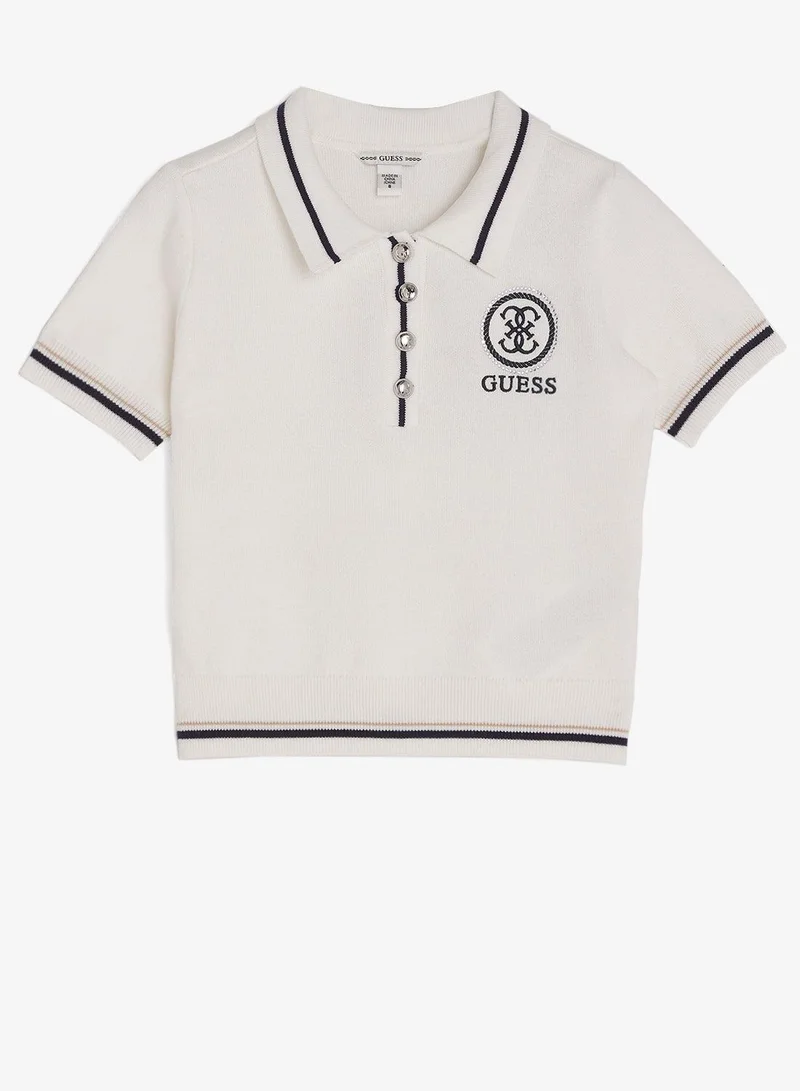 GUESS Youth Pullover Polo Sweater