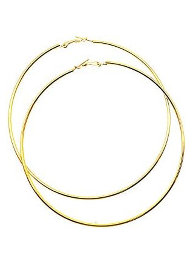 Generic - Extra Large Basketball Hoop Earrings - Image 1