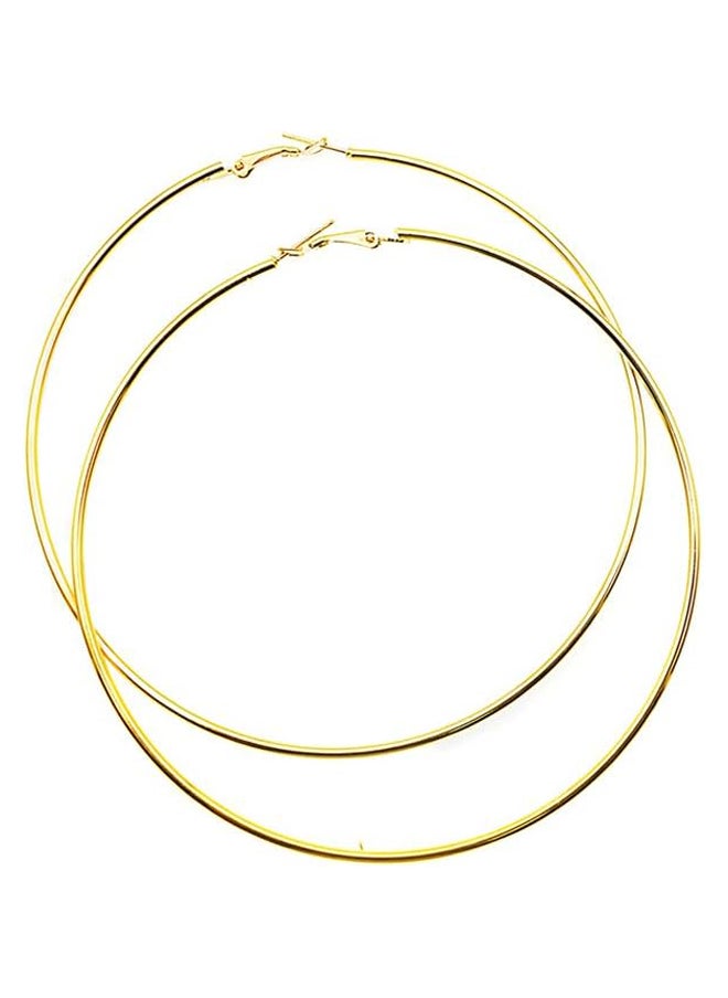 Generic - Extra Large Basketball Hoop Earrings - Image 1