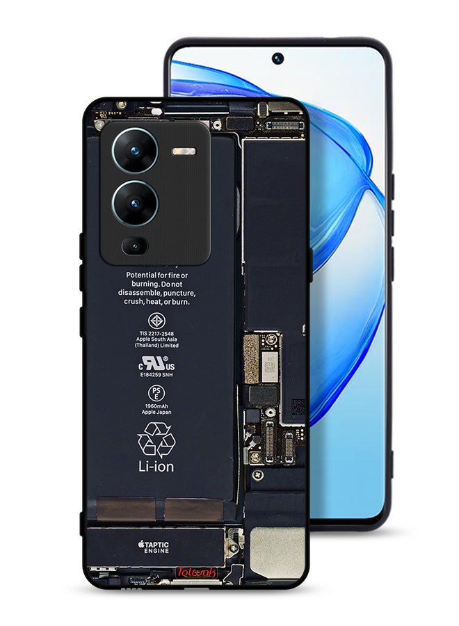 Tolwak Vivo V25 Pro 5G Protective Case Cover Phone Circuit Pattern - Image 1