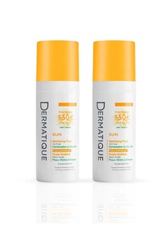 Dermatique Sun Mattifying Fluid SPF50 White 50ml (2peices)  - Image 1