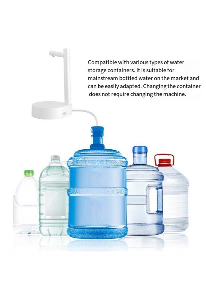Portable Water Pump Dispenser, Desktop USB Rechargeable Automatic Drinking Water Dispenser for Home, Office, Outdoor, Black - Image 5