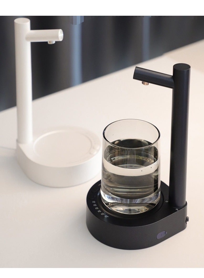Portable Water Pump Dispenser, Desktop USB Rechargeable Automatic Drinking Water Dispenser for Home, Office, Outdoor, Black - Image 2