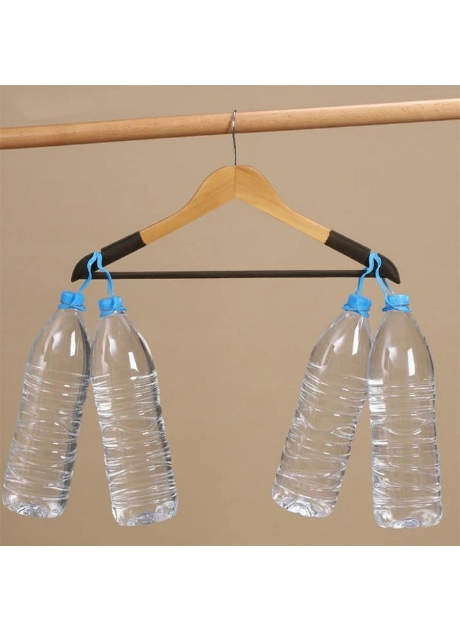 VIHAX VIHAX Wooden Hanger for Clothes Hanging | Hangers for Wardrobe and Cupboard | Non-Slip Bar | Precisely Cut Notches | 360 Degree Swivel Chrome Hook | Hanging Garments and Accessories (10)  - Image 5