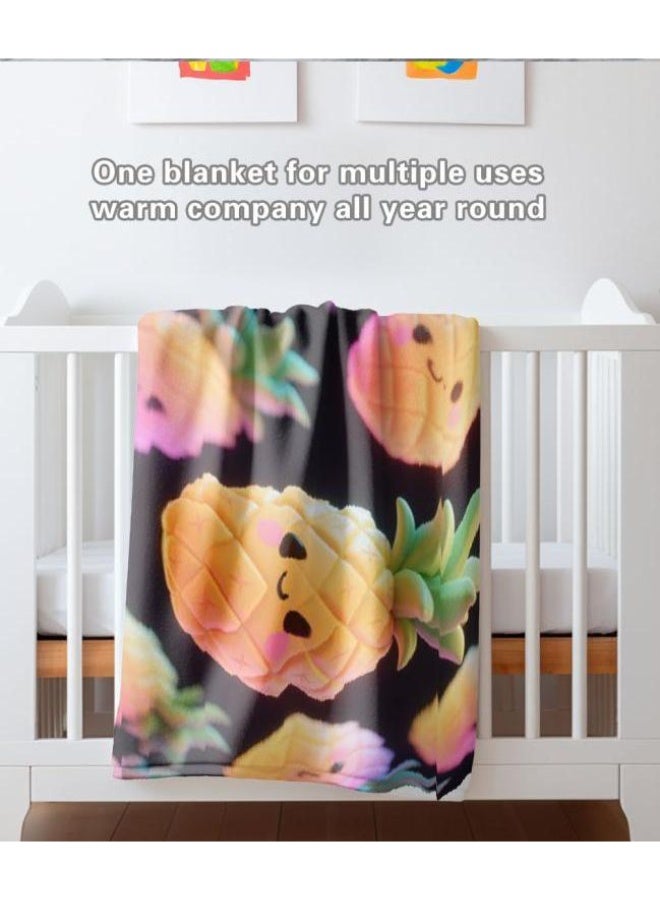 general Baby and children's cartoon flannel thin blanket (warm and comfortable, suitable for sleep, game use) 70cm*100cm - Image 1