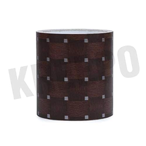 KREEPO Waterproof Waist Line Wall Sticker Self Adhesive Baseboard Wallpaper Border Roll Decals Home Decor Film (Size 4Inch x 10m) (Wood-1) - Image 1