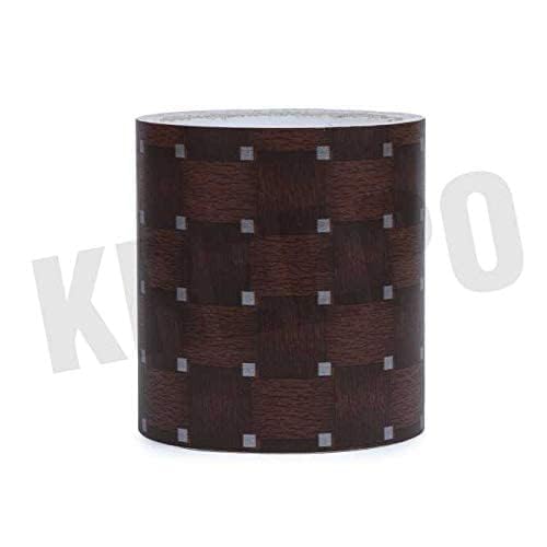 KREEPO Waterproof Waist Line Wall Sticker Self Adhesive Baseboard Wallpaper Border Roll Decals Home Decor Film (Size 4Inch x 10m) (Wood-1) - Image 2