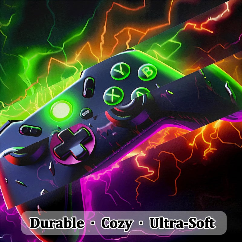 Askotu Full Gamer Bedding Sets For Boys Teen  4 Piece Full Size Gaming Comforter Set For Boys  Full Bedding Set For All Season - Image 5