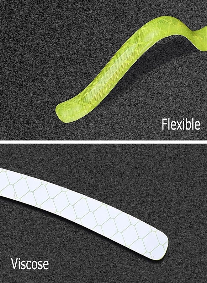 CarFrill Reflective Car Cycling Bike Bicycle Wheel Rim Sticker Reflective Strips Night Safety Decoration Warning Decal Stickers (20PCS Green) - Image 4