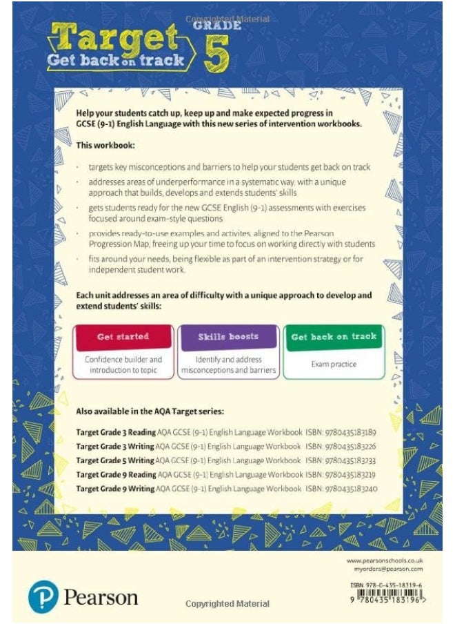 null - Target Grade 5 Reading AQA GCSE (9-1) English Language Workbook: Target Grade 5 Reading AQA GCSE (9-1) English Language Workbook - Image 1
