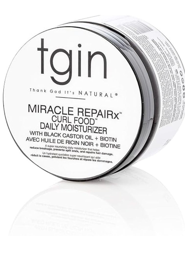 Tgin - Miracle RepaiRx Curl Food Daily Moisturizer For Natural Hair Dry Hair Curly Hair 12 Oz - Image 1