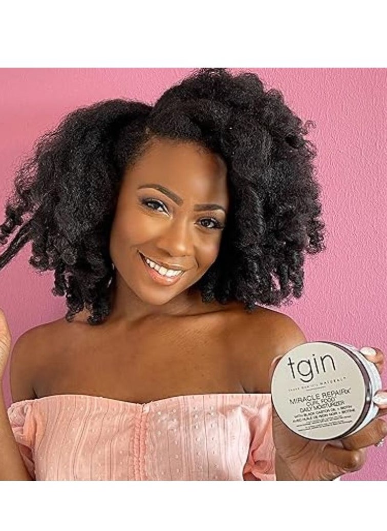 Tgin - Miracle RepaiRx Curl Food Daily Moisturizer For Natural Hair Dry Hair Curly Hair 12 Oz - Image 1