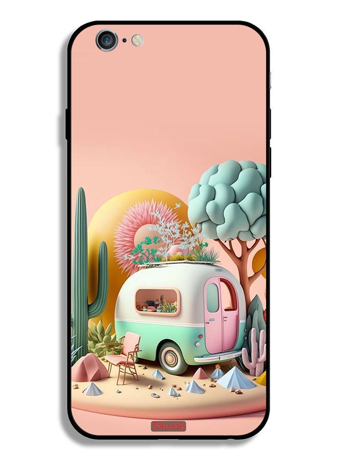 Tolwak حافظة حماية آبل آيفون 6/6s بلس سينيكي آرت - Image 2