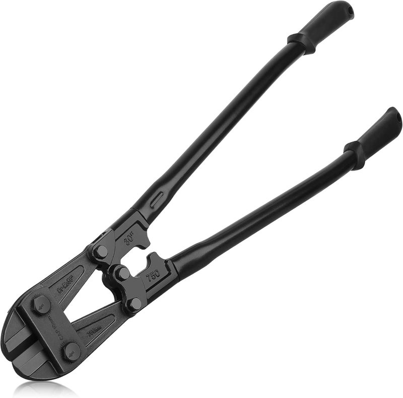 Max Power Bolt Cutter 30 inch, Max Jaw Opening 13/16", Heavy Duty Metal Cutters with Ergonomic Rubber Long Handle - Image 1