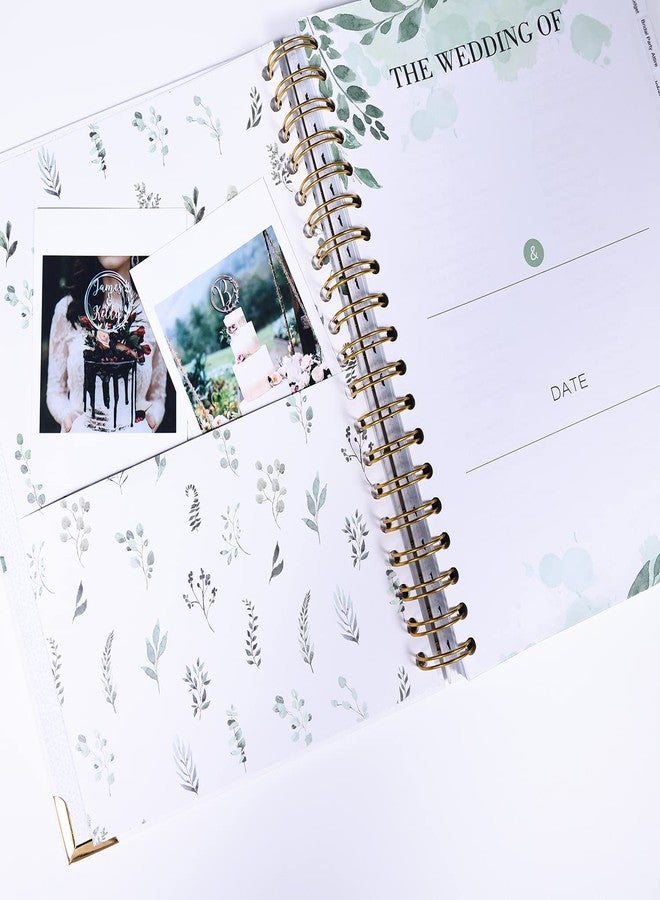 Lamyba Wedding Planning Book,Wedding Planner Book and Organizer for The Bride, Future Mrs Engagement Gift - Hard Cover, Pockets - Image 2