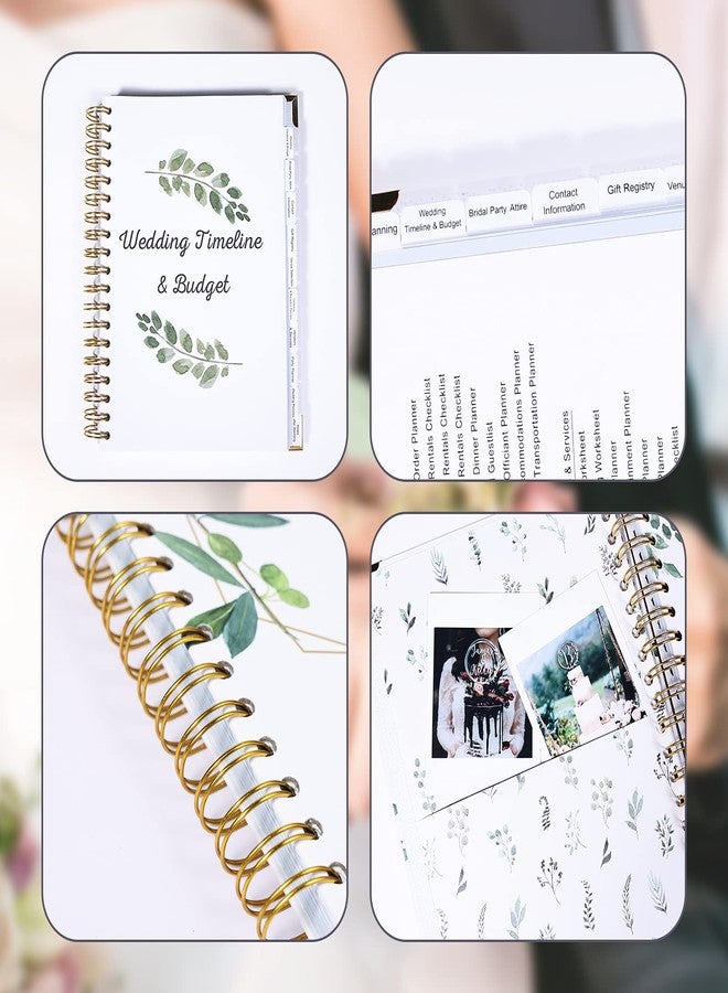 Lamyba Wedding Planning Book,Wedding Planner Book and Organizer for The Bride, Future Mrs Engagement Gift - Hard Cover, Pockets - Image 3