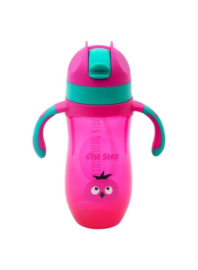 1st Step 300Ml Birdie Bpa Free Non Spill Sipper;Sippy Cup With Soft Silicone Straw (Pink) - Image 1