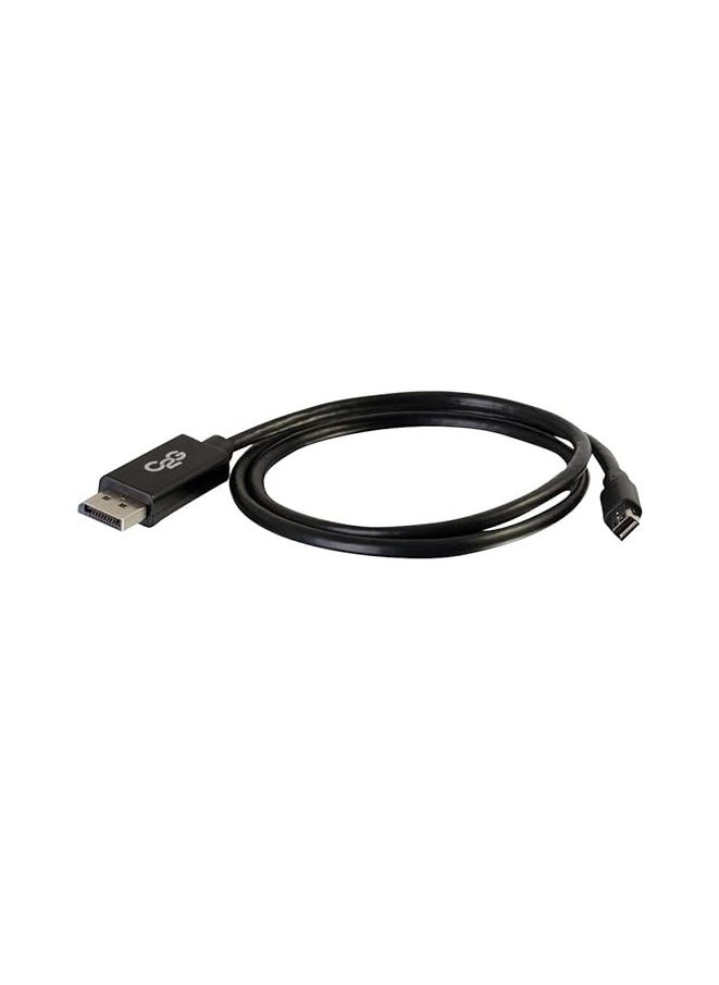 Generic C2G 1m Mini-DisplayPort/Thunderbolt to DisplayPort Monitor Cable Black  - Image 1