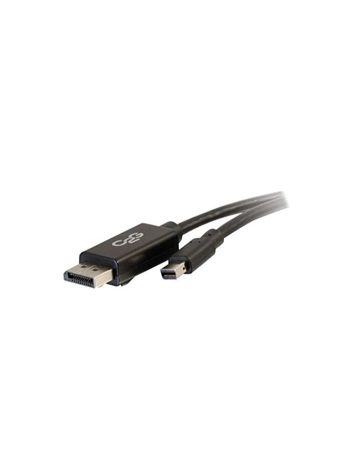 Generic C2G 1m Mini-DisplayPort/Thunderbolt to DisplayPort Monitor Cable Black  - Image 2