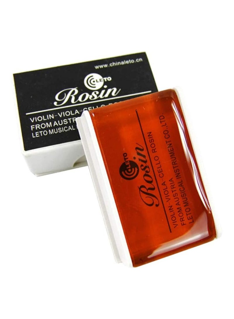 Leto A Set of 3/4 4/4 1/2 1/4 1/8 Violin Strings With Good Sound Quality/Stability/Rustproofed/Durable and 2pcs Strong Adhesion/Less Powder Bow Rosin for Violin - Image 2