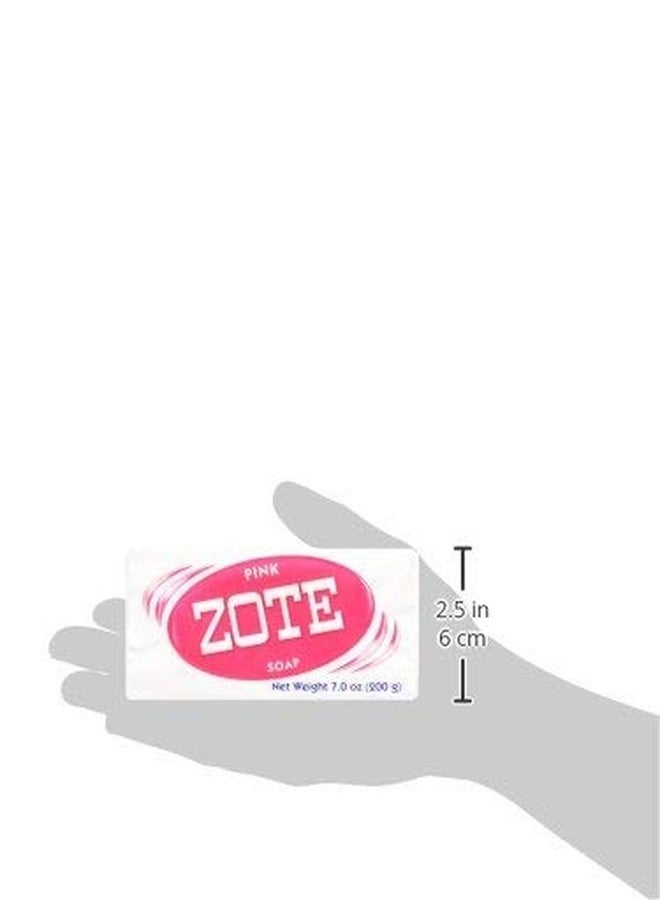 Zote Laundry Soap Bar - Pink 7oz - Image 2