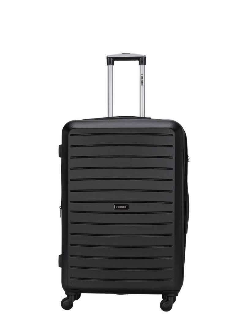 ستارجولد مجموعة حقائب سفر من 4 قطع (20/24/28/32 بوصة) - حقائب سفر صلبة من مادة ABS بسحاب قابل للتمدد، وعجلات دوارة 360 درجة، وقفل رقمي - حقيبة سفر خفيفة الوزن بعجلات - Image 2