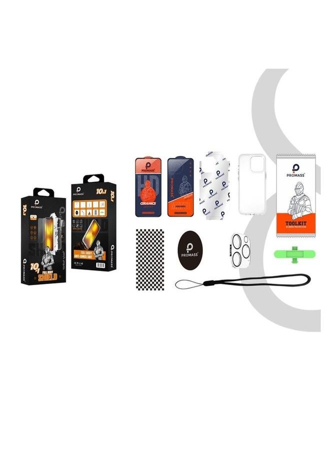 بروماس مجموعة حماية ايفون 14 برو 12 قطعة من شركة بروماس - Image 2