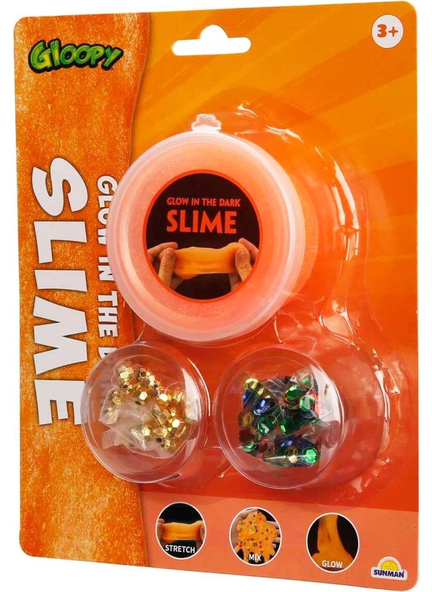 Glow-in-the-Dark Orange Slime: A Magical Experience!