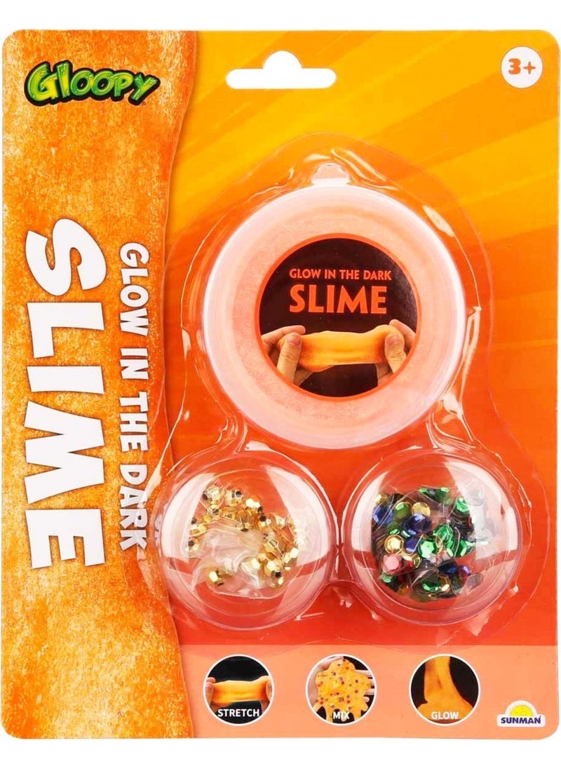 Glow-in-the-Dark Orange Slime: A Magical Experience!
