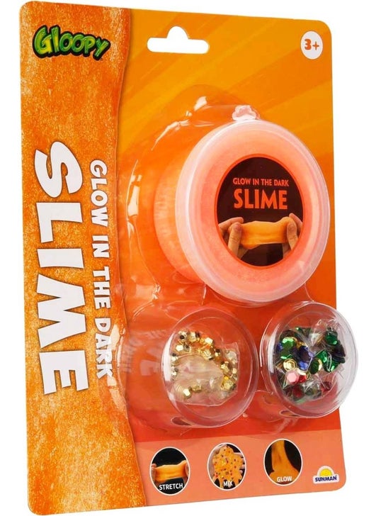 Glow-in-the-Dark Orange Slime: A Magical Experience!