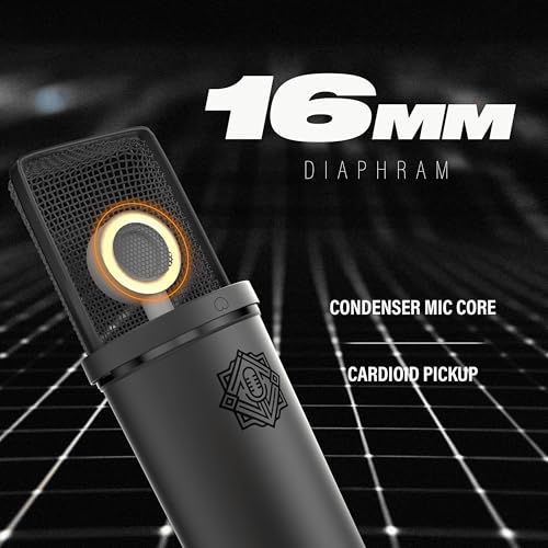 DIGIMORE Professional Condenser Microphone Kit with Audio Interface for Podcasting Live Streaming Singing PC Mobile YouTube (D-410/400) - Image 3