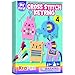 KRAFUN Cross Stitch Kits for Kids Beginners 4 Cross Stitching Keyrings Arts Crafts with Animals Unicorn Needlepoint Embroidery Kit for Girls 513 Craft Kit Backpack Charms Ornaments - Image 3