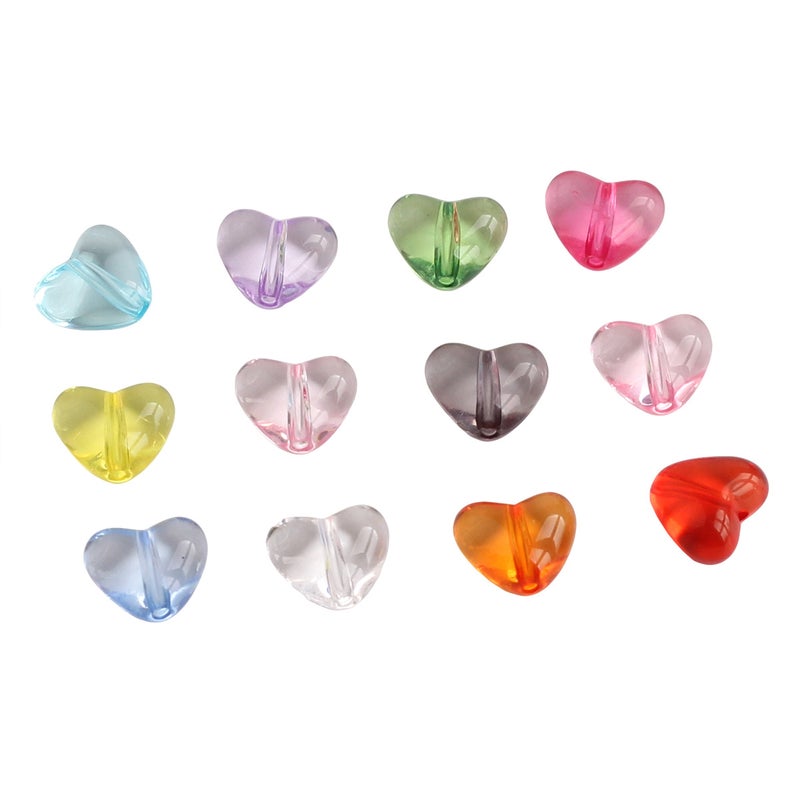 Acrylic Heart Beads for DIY Jewelry Making - Image 5
