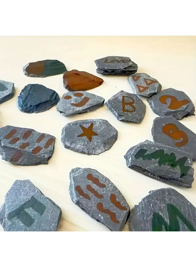 10 قطعة من صخور الأردواز الأسود الطبيعي مقاس 1.18-1.97 بوصة لتزيين أحواض الأسماك والتراريوم - Image 2