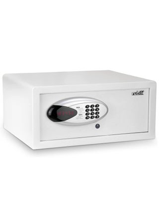 Hotel Safety Lock Box with Key & Pin Code, Programmable Wide Safe Vault Motorized Lock (43x37x20cm) White - pzsku/ZDF0CA636A18B5C2AEC5CZ/45/_/1652977094/08aefad3-3293-43c3-826d-245717a27271