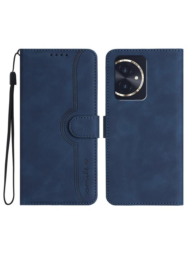 S-TOP Case For Honor 100 Heart Pattern Skin Feel Leather Phone Case - Image 1