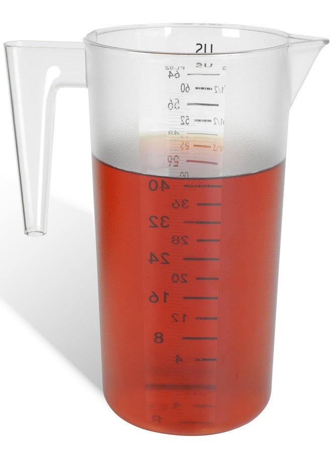 DOTINGHUX® 8 Cup/2-Quart Large Measuring Cups, Clear, Strong Food Grade Liquid Measure Pitcher, for Home Hobbies/Professional Kitchen - Image 2