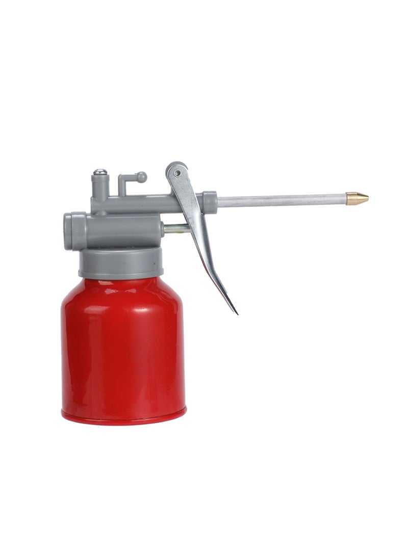Pro7 Oil Bottle - Red - Pump Oiler Can with Straight Metal Spout, Thumb‑Pump Trigger, and Controlled Oil Flow -Ideal for Machinery Lubrication, Automotive Repair, Industrial, and Workshop Use - Image 1