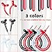 Skylety 100 Pieces Long Twisting Balloons Latex Modelling Balloons for Art Animal Shape Party Weddings Birthdays Clowns Decorations Party SuppliesBlack Red White - Image 2