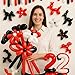 Skylety 100 Pieces Long Twisting Balloons Latex Modelling Balloons for Art Animal Shape Party Weddings Birthdays Clowns Decorations Party SuppliesBlack Red White - Image 4
