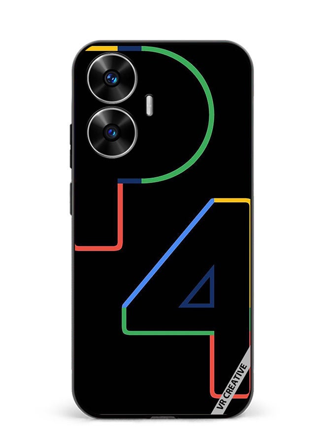 VR CREATIVE Protective Case Cover For Realme C55 P4 Design  Multicolour - Image 1