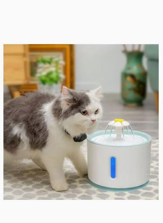 Yolu Cat Water Fountain, 1.6L Automatic Pet Fountain with Water Level Window for Cats and Small Dogs - Image 2