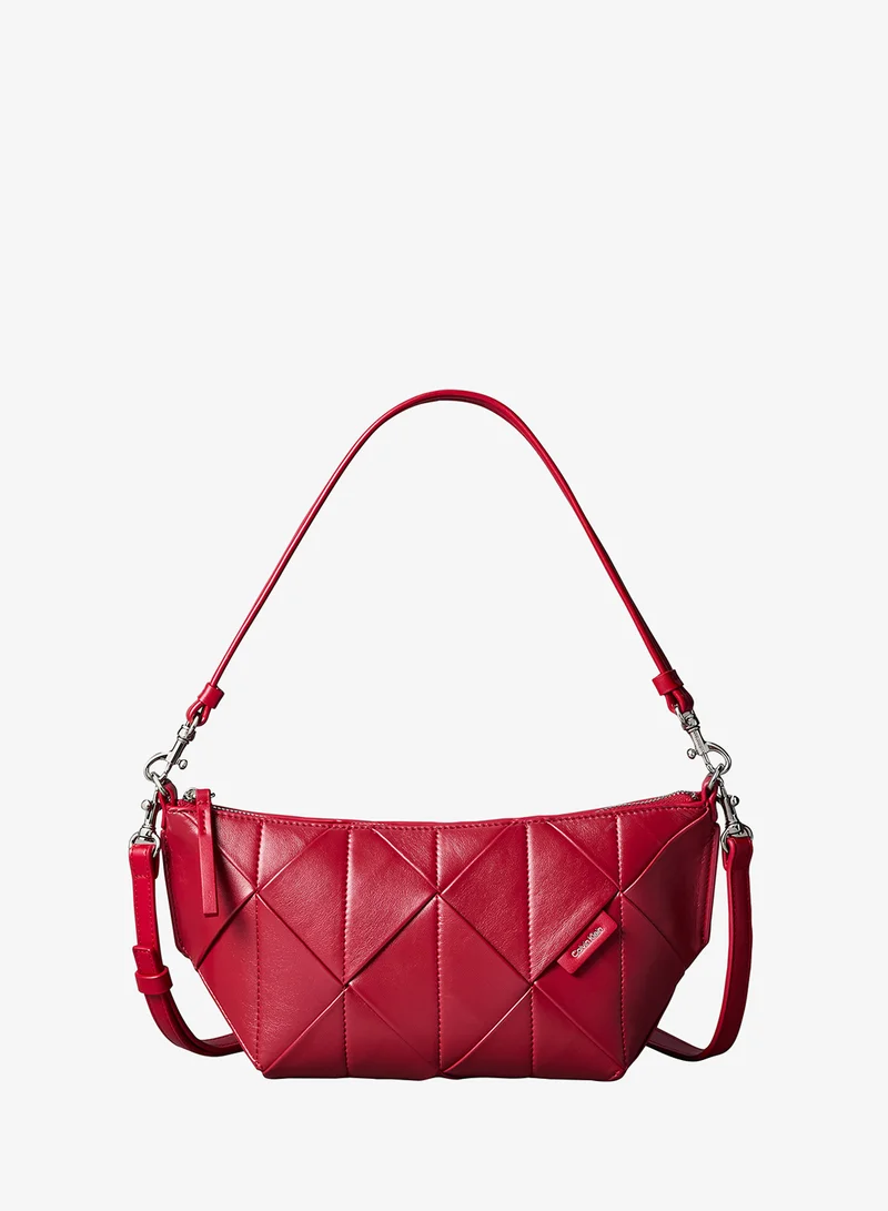 Patchwork Logo Tab Shoulder Bag