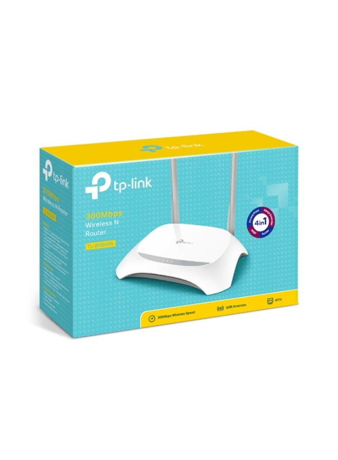 تي بي-لينك تي آي راوتر TP-Link TL-WR840N V6.2 اللاسلكي N بسرعة 300 ميجابت في الثانية - Image 5