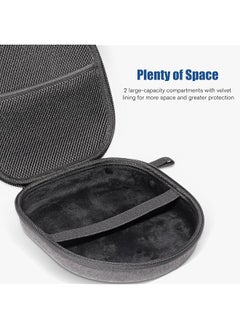 Procases Hard Eva Headphone Case For Over Ear Foldable Headphones Beribes Sony Wh Jbl Tune Tozo Travel Storage Box For Headphones Black  - Image 2