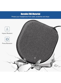 Procases Hard Eva Headphone Case For Over Ear Foldable Headphones Beribes Sony Wh Jbl Tune Tozo Travel Storage Box For Headphones Black  - Image 5