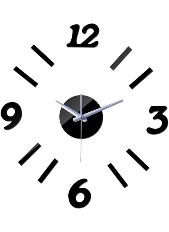 Home Gallery - Beautiful Wall clock adhesive numbers black - Image 1
